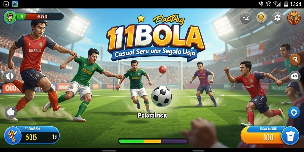 Screenshot gameplay 11BOLA menampilkan momen seru dalam permainan Casual.