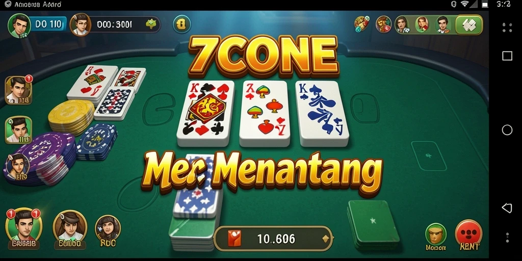 Tampilan gameplay seru dan interaktif dari 7CONE.