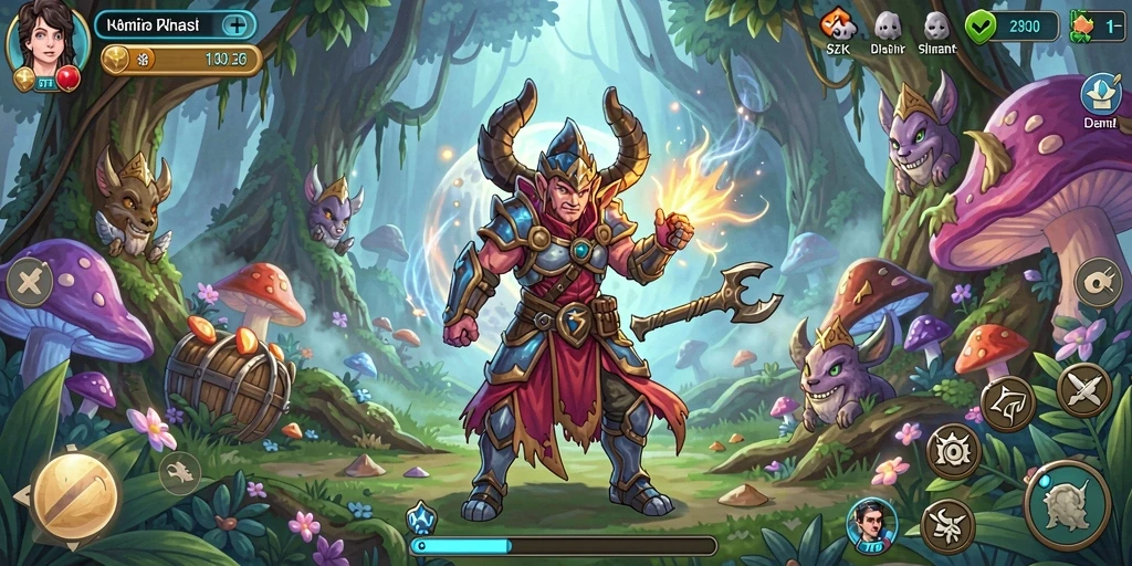 Tangkapan layar utama 8ZK menunjukkan gameplay yang dinamis dan berwarna.