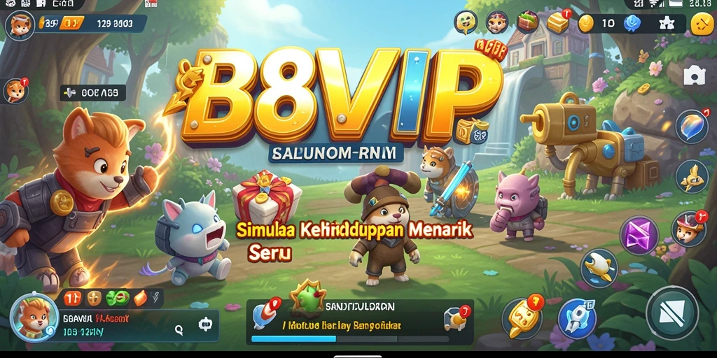 Tampilan gameplay B8VIP yang menarik dan interaktif.