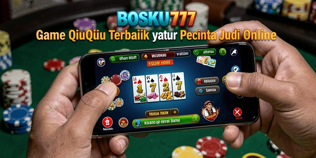 Tampilan gameplay seru dan mendebarkan dari BOSKU777.