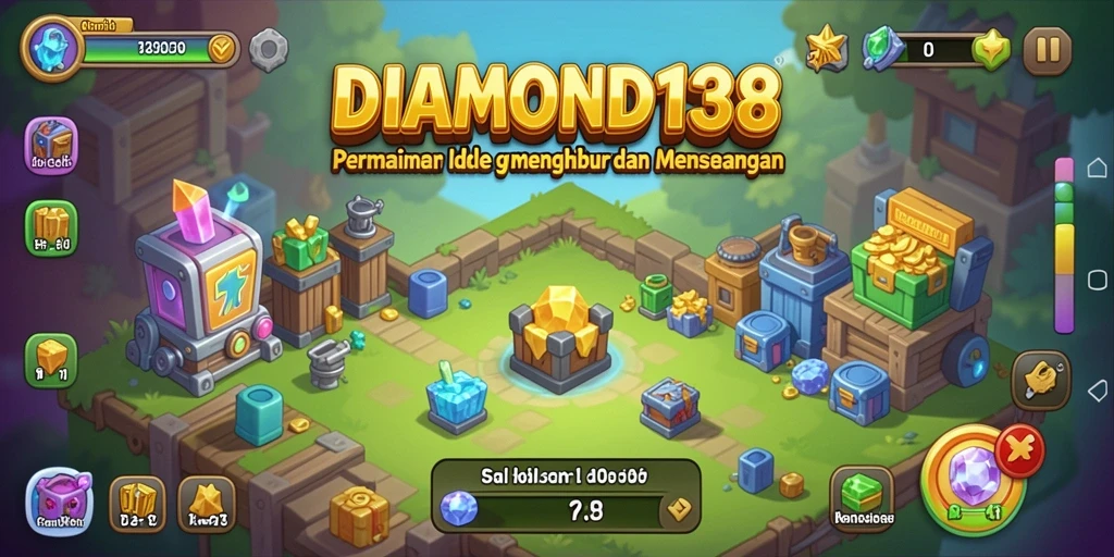 Tampilan gameplay DIAMOND138 menonjolkan keseruan permainan Idle.