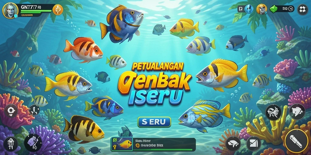 Tangkapan layar gameplay GN777 yang mendebarkan saat menangkap ikan.