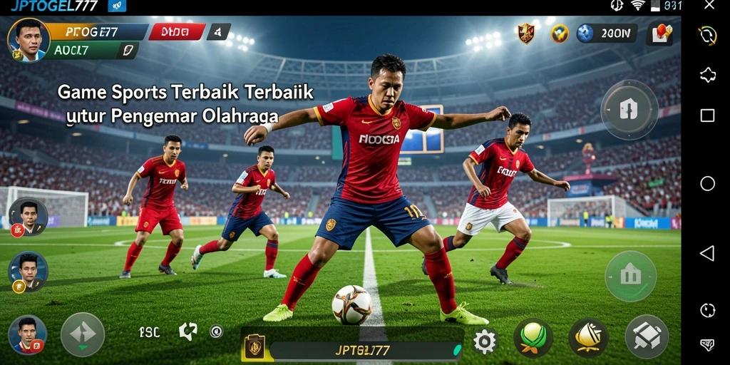Tampilan gameplay seru dalam <strong>JPTOGEL77</strong> dengan aksi olahraga yang mendebarkan.