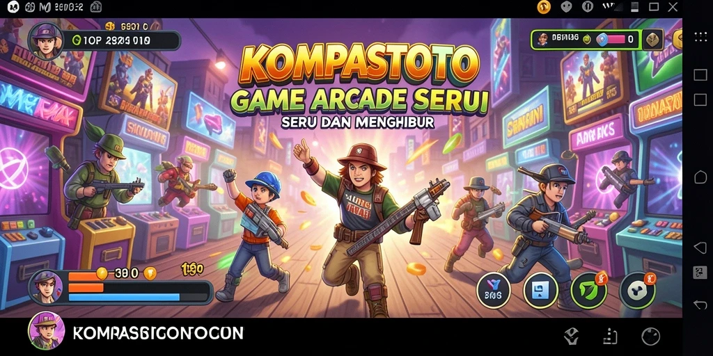 Tangkapan layar gameplay KOMPASTOTO yang penuh aksi dan tantangan.