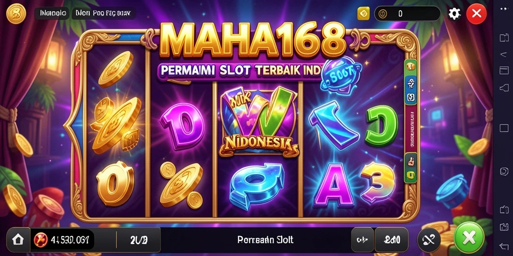 Tampilan gameplay MAHA168 yang menarik dengan mesin slot beragam.