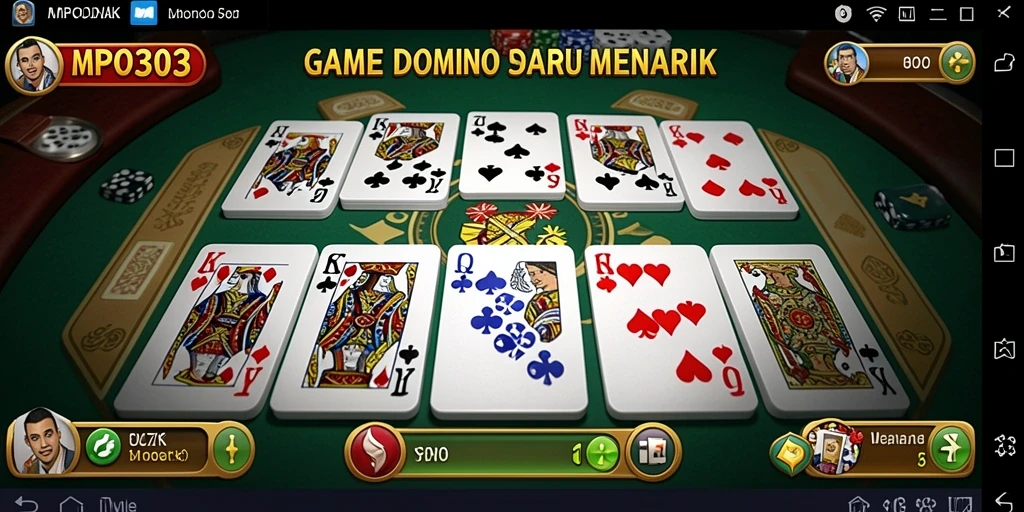 Screenshot gameplay MPO303 menunjukkan potensi seru dalam setiap permainan Domino.
