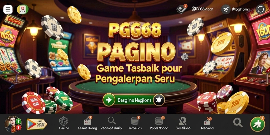 Tampilan gameplay menarik di PGG68 yang mengasyikkan.