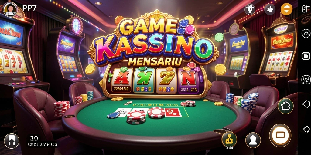 Tampilan seru gameplay Kasino di PP7 yang memikat.
