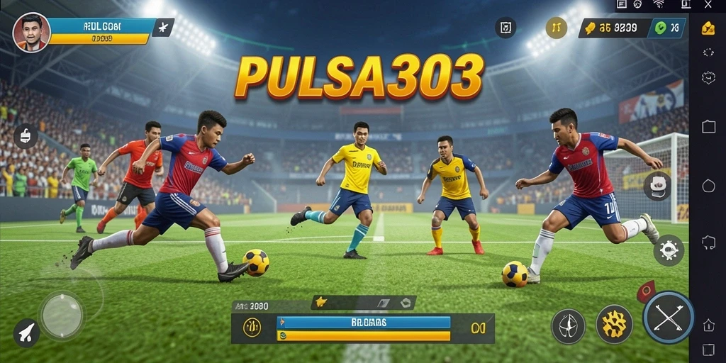 Screenshot gameplay PULSA303 menampilkan serunya pertandingan olahraga.