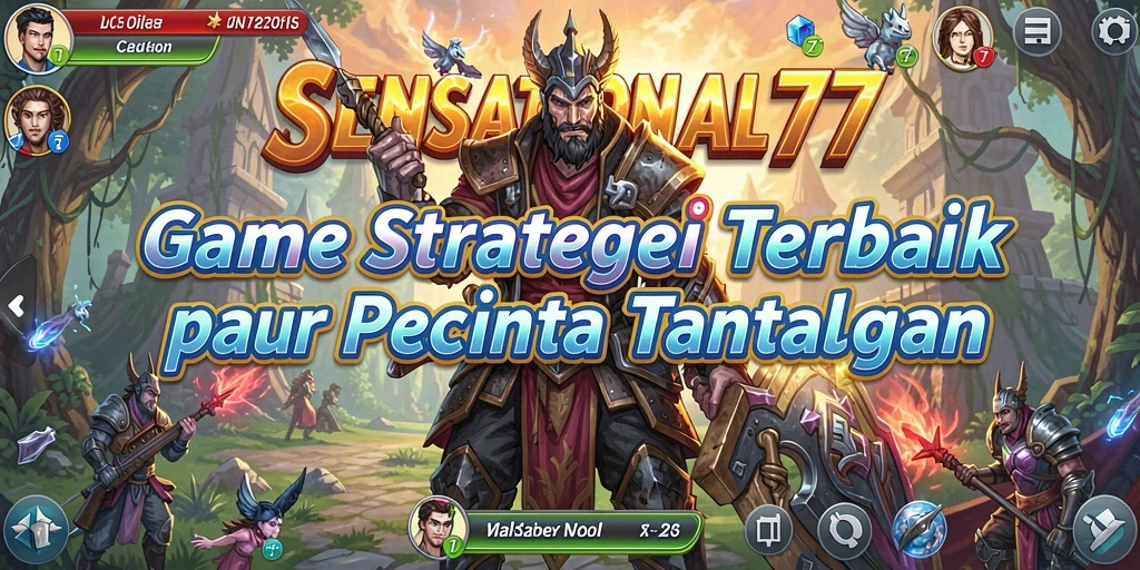 Tangkapan layar dari gameplay <strong>SENSATIONAL77</strong> menunjukkan strategi mendalam saat bertempur.