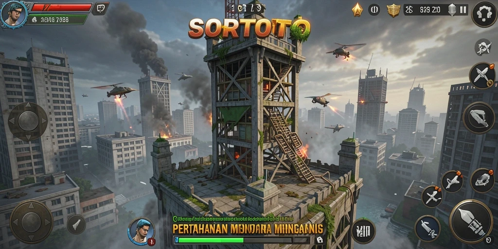 Tampilan gameplay SORTOTO yang menegangkan dan penuh strategi.