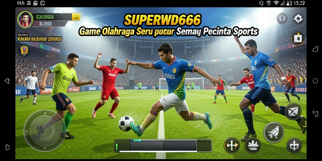 Tampilan menarik dari gameplay SUPERWD666 yang penuh aksi olahraga.