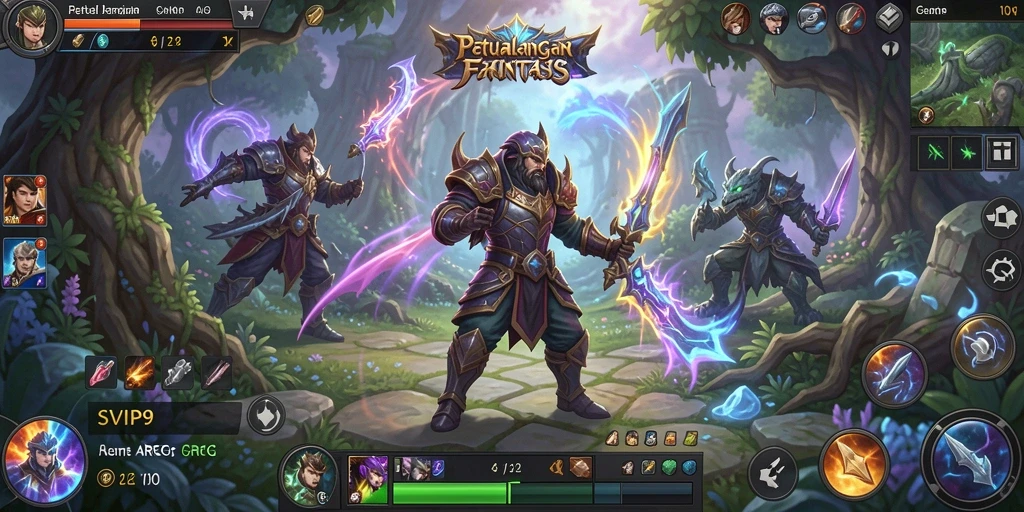 Tangkapan layar gameplay SVIP9 yang menampilkan aksi mendebarkan dalam pertarungan.