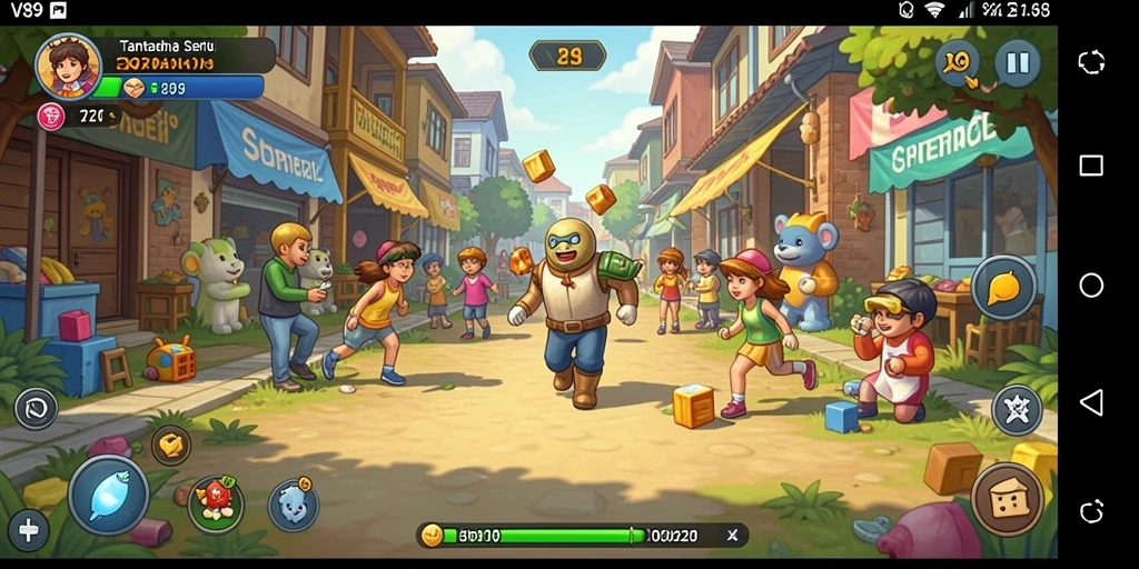 Screenshot gameplay V89 menampilkan tantangan Puzzle yang menarik.