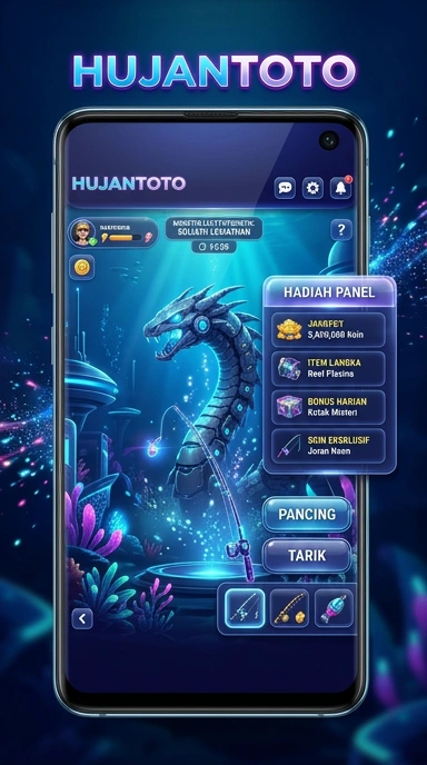 Screenshot aplikasi hujantoto menampilkan pilihan aplikasi yang beragam.